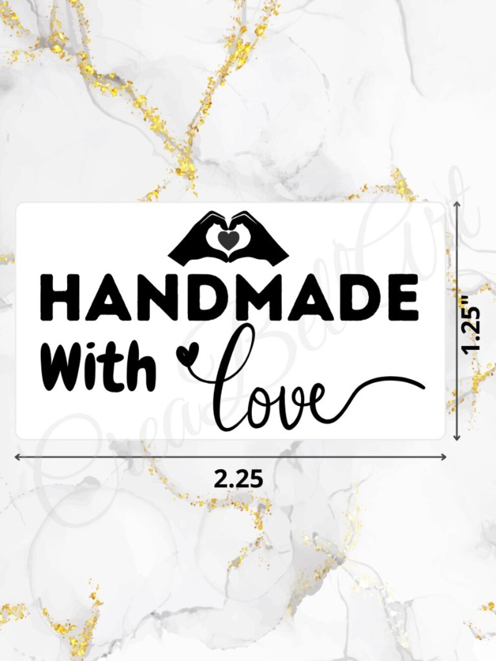 100 Handmade Stickers for Packaging | Small Business Labels - Picture 8 of 10